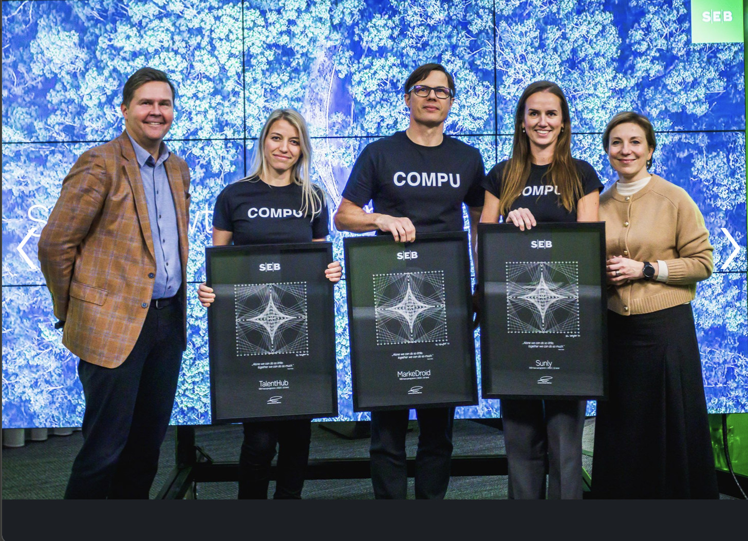 SEB Kasvuprogrammi auhinnad 2023 võitjatega pilt